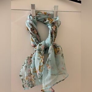 Floral head scarf/ head band/ wrap